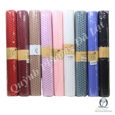 Mesh flower wrapping paper