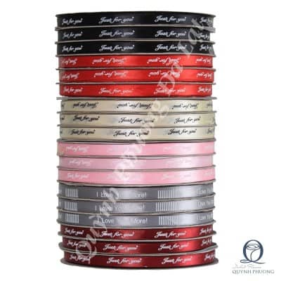 Ribbon Silk with text 1F