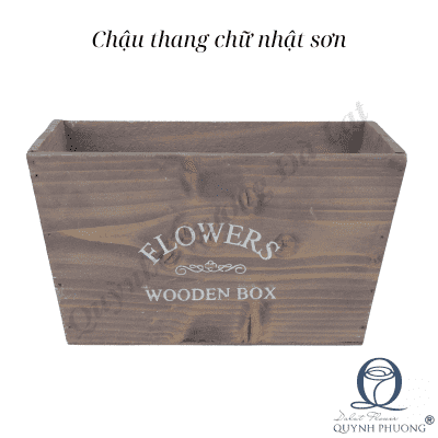Logo wooden box