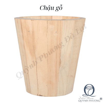 Wooden vase